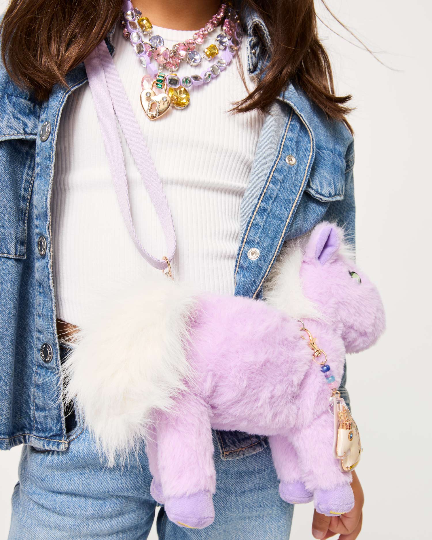 Opal Gem Pal Plush Unicorn Bag