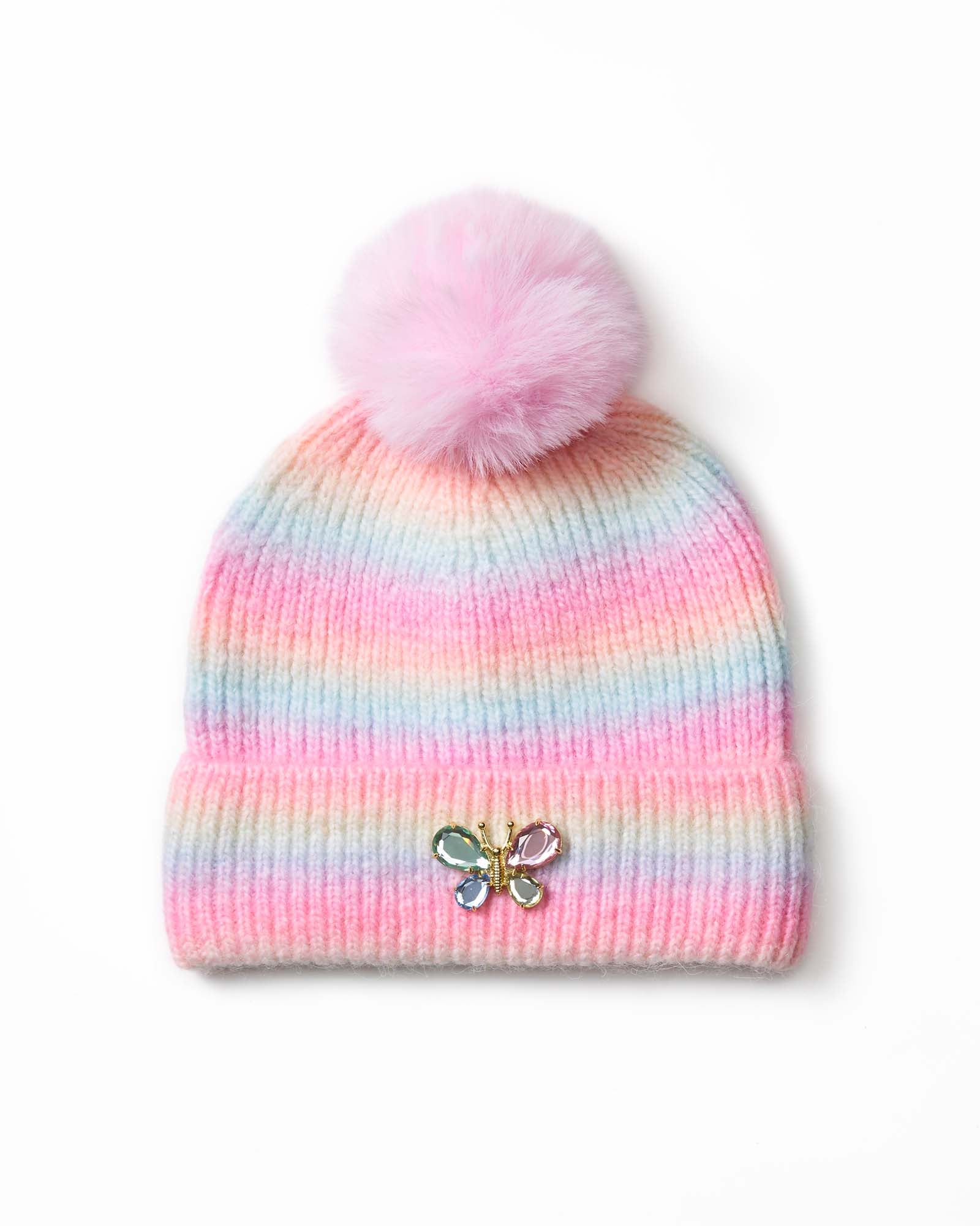 Pastel Rainbow Beanie