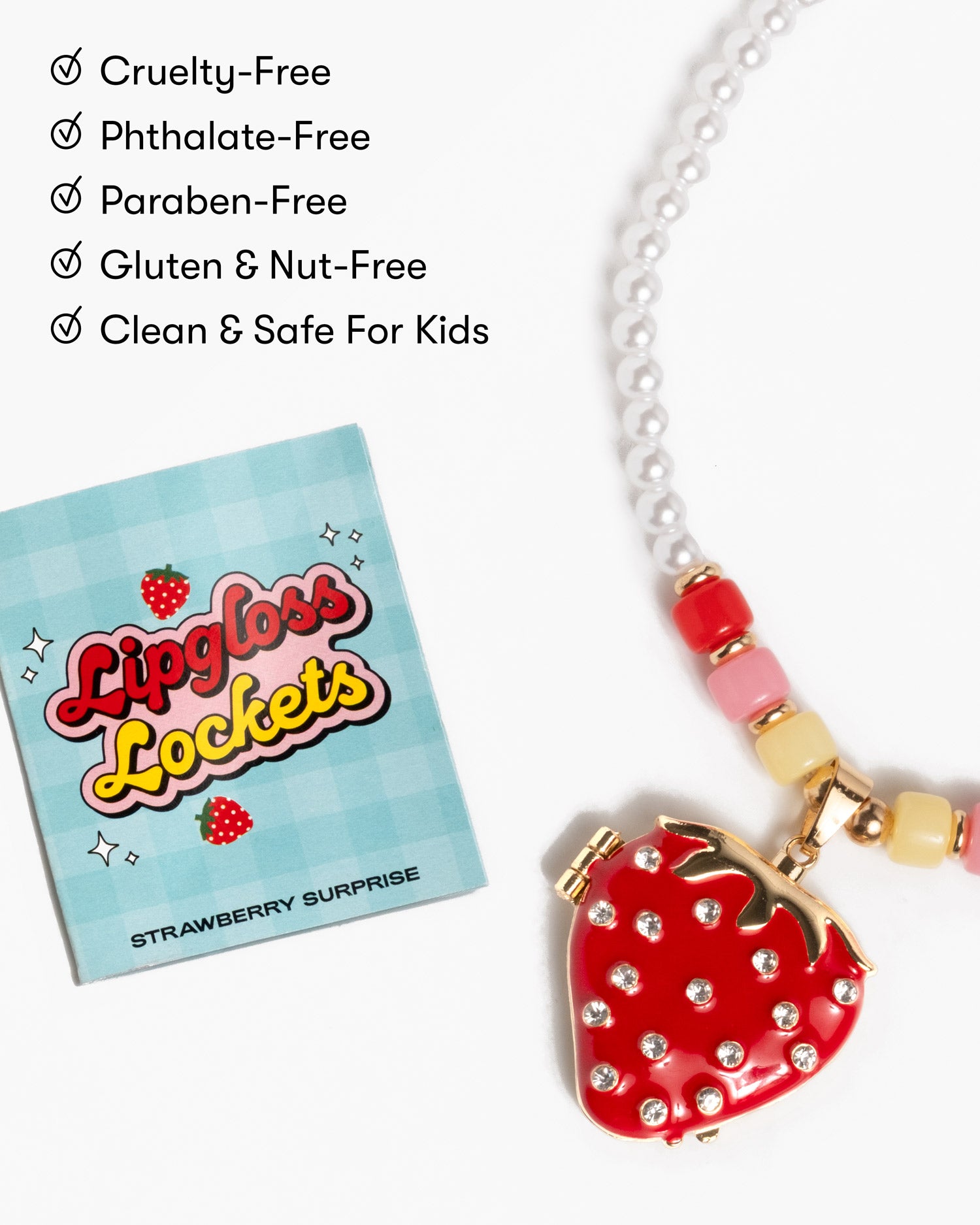 Strawberry Surprise Lipgloss Locket
