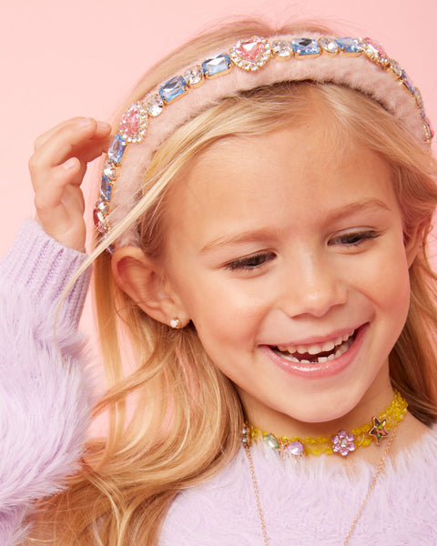 NWOT Maggie Embellished Headband, Sky SIMONE ROCHA Crystal-embellished silver-tone headband | NET  main image 4