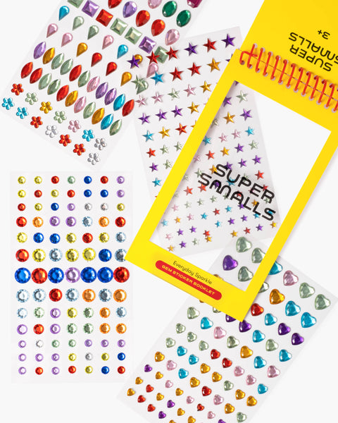 Gem　Sparkle　Kids　Sticker　Super　for　Everyday　–　Book　Smalls