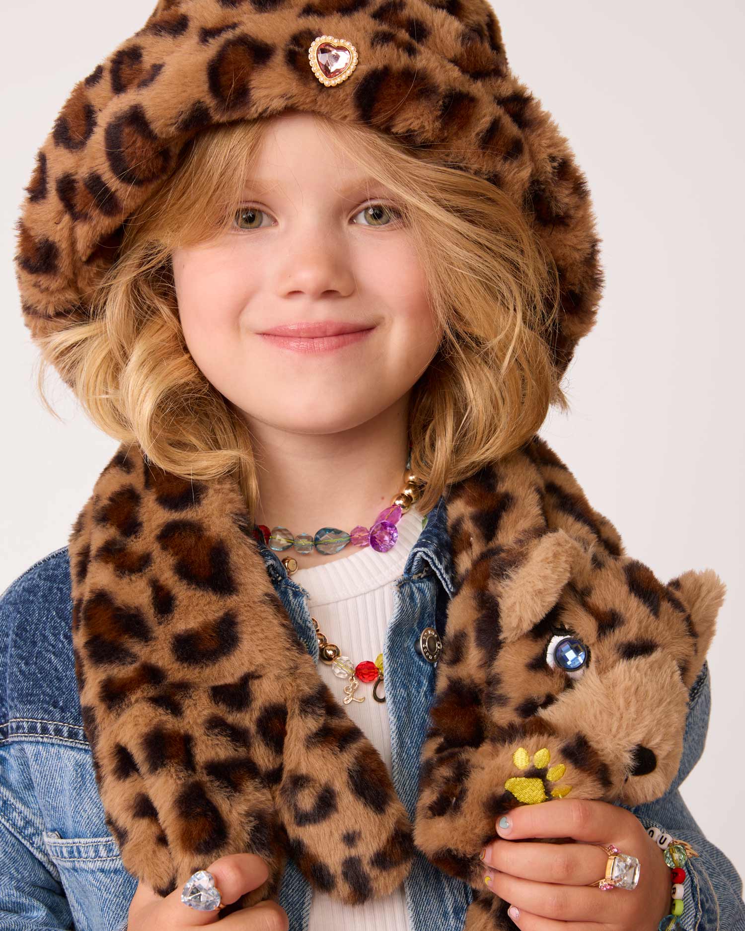 Aurora Gem Pal Leopard Scarf