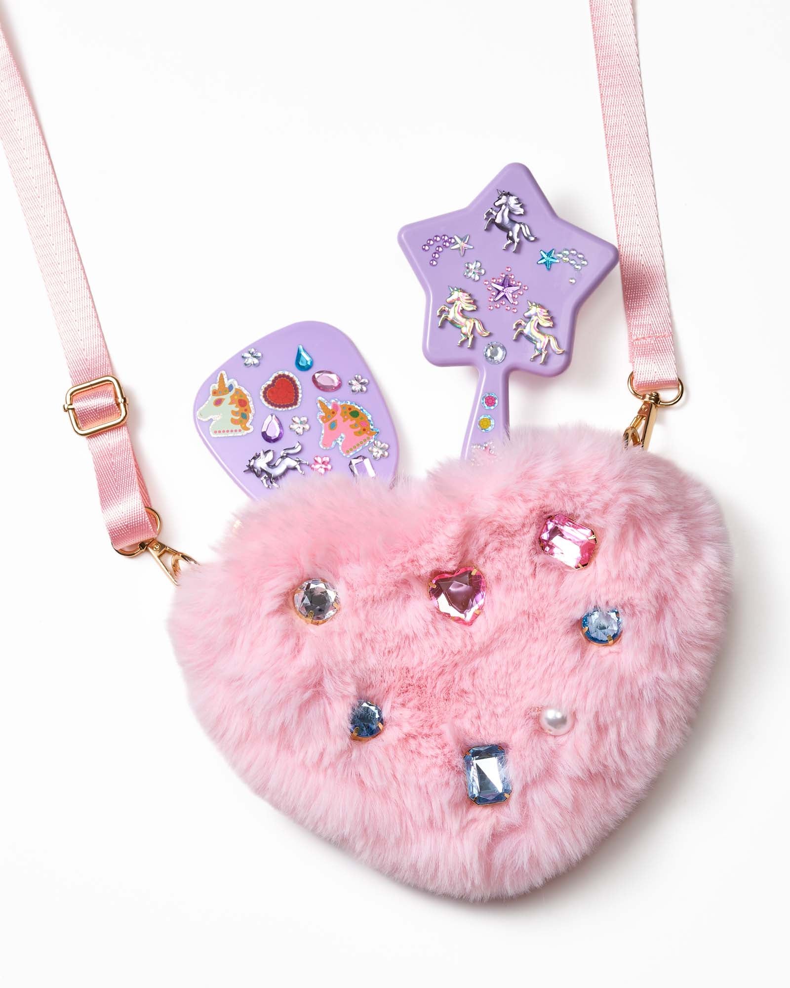 Cotton Candy Heart Bag