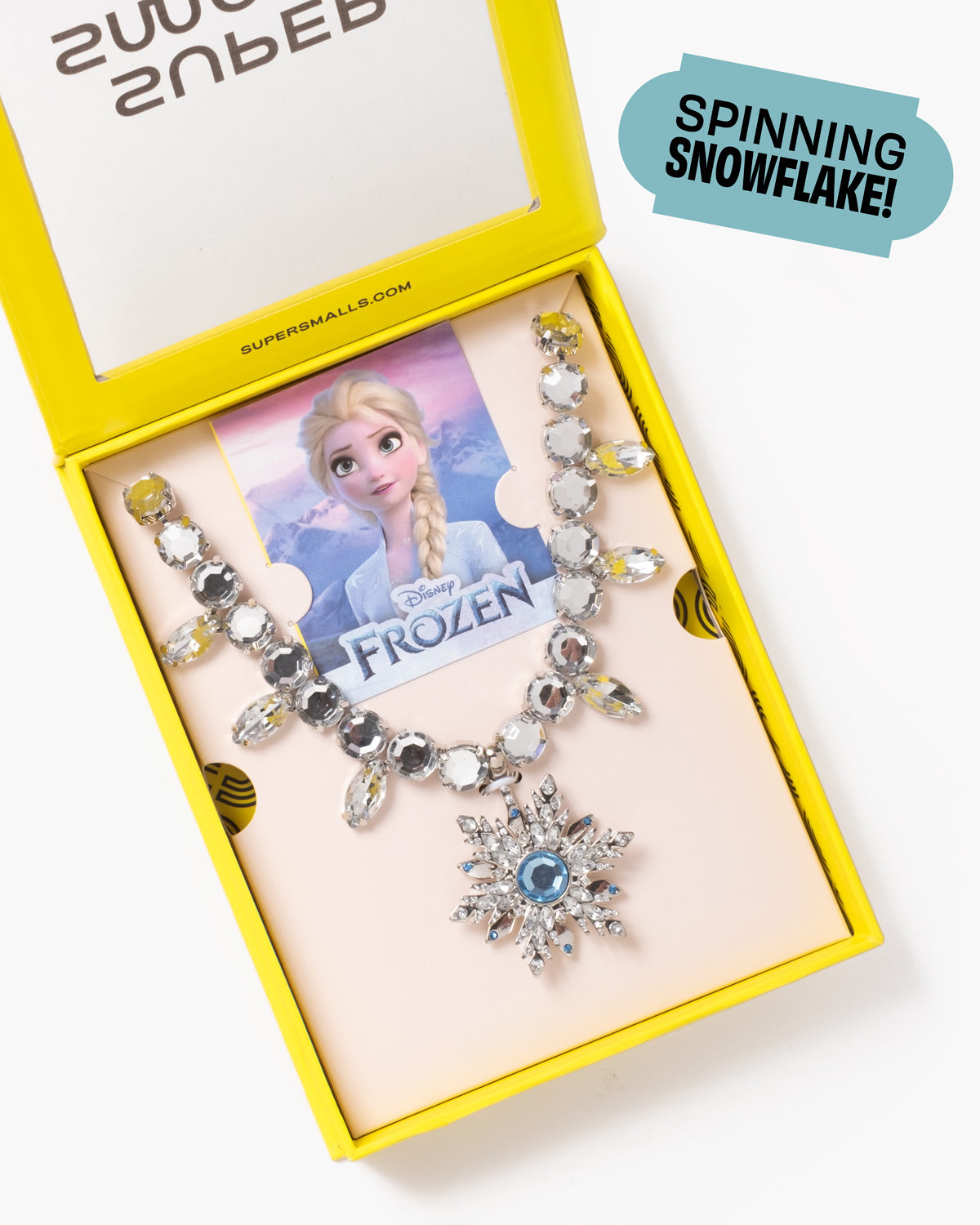 Buy El Regalo Frozn Princess Snowflake Ocean Blue Pendant Necklace | Frozn  El-sa Princess Jewelry Accessories for Girls & Women | Christmas Holiday  Jewelry Gifts for Girls, Teens, Women at Amazon.in