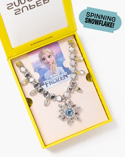 Disney Frozen Elsa Spinning Snowflake Necklace