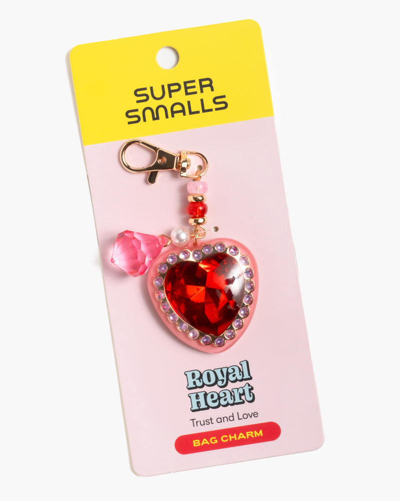 Royal Heart Bag Charm