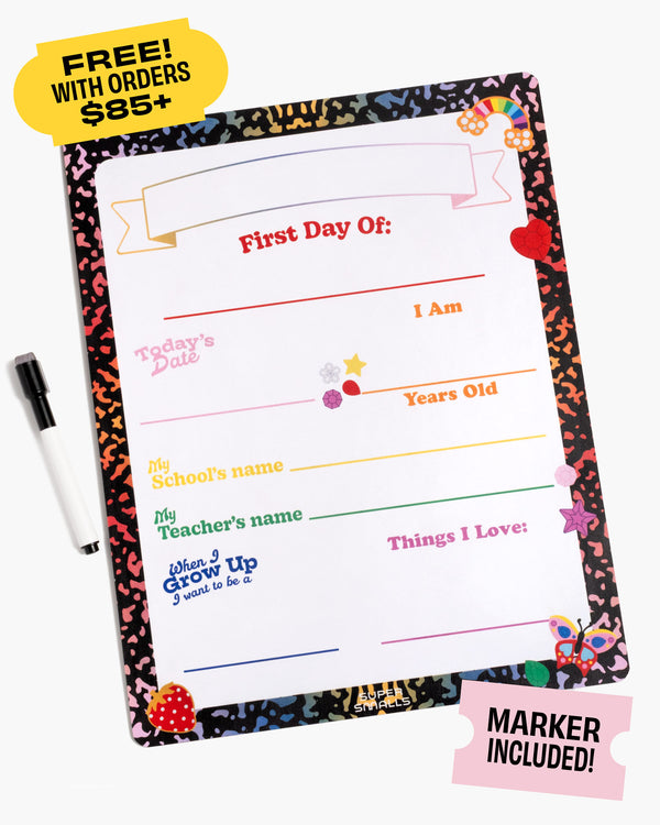 Back To School Dry Erase Board