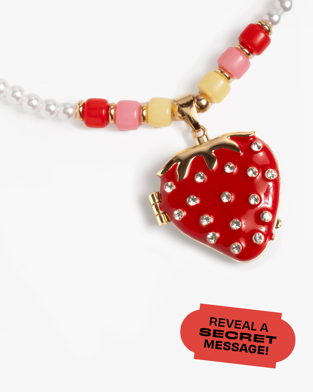 Strawberry Surprise Lipgloss Locket