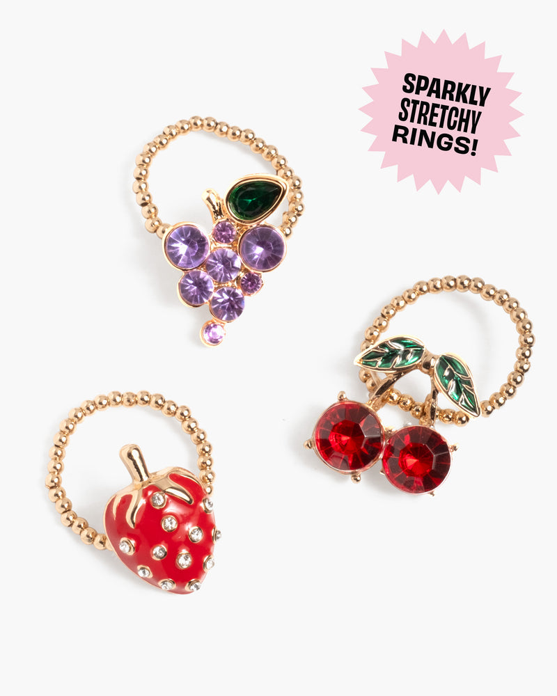 Gloss it Fruity Lip Gloss Ring Set