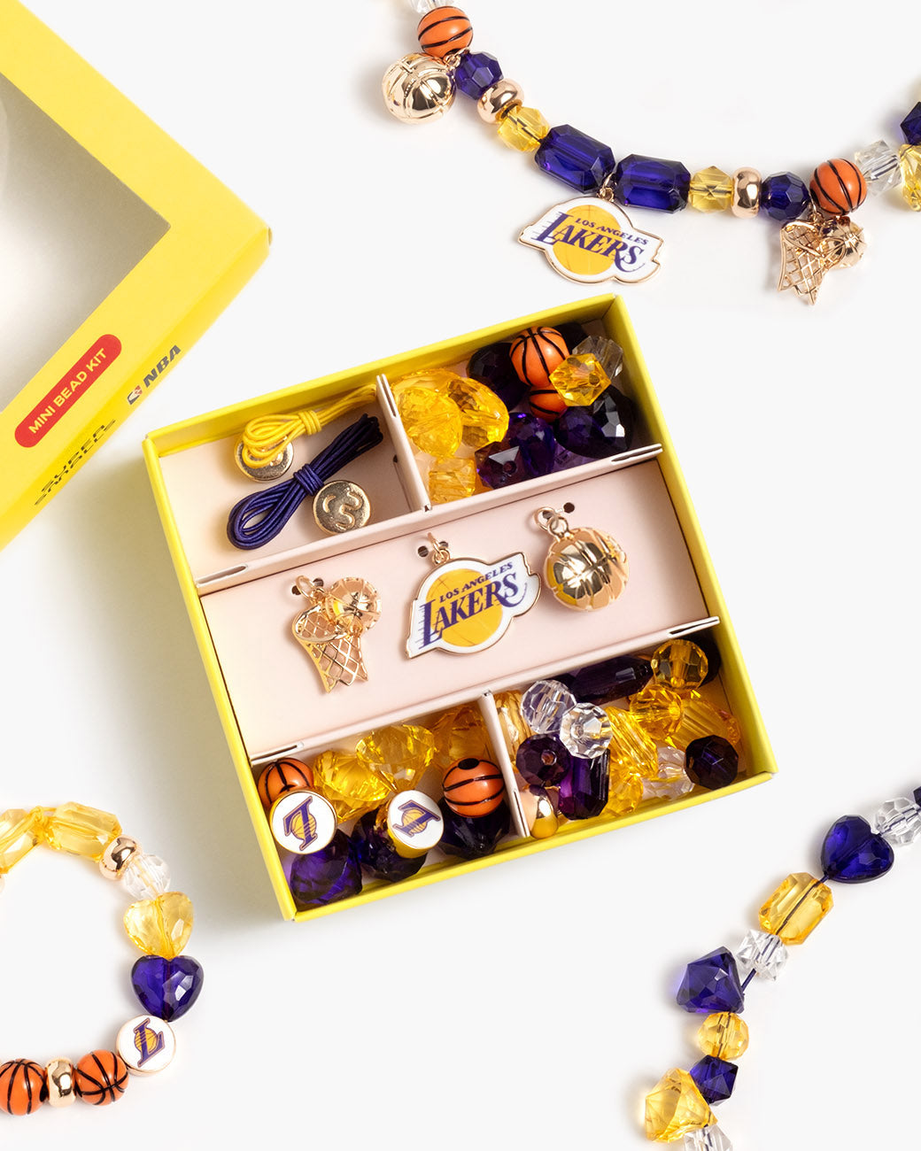 NBA Los Angeles Lakers Mini Bead Kit