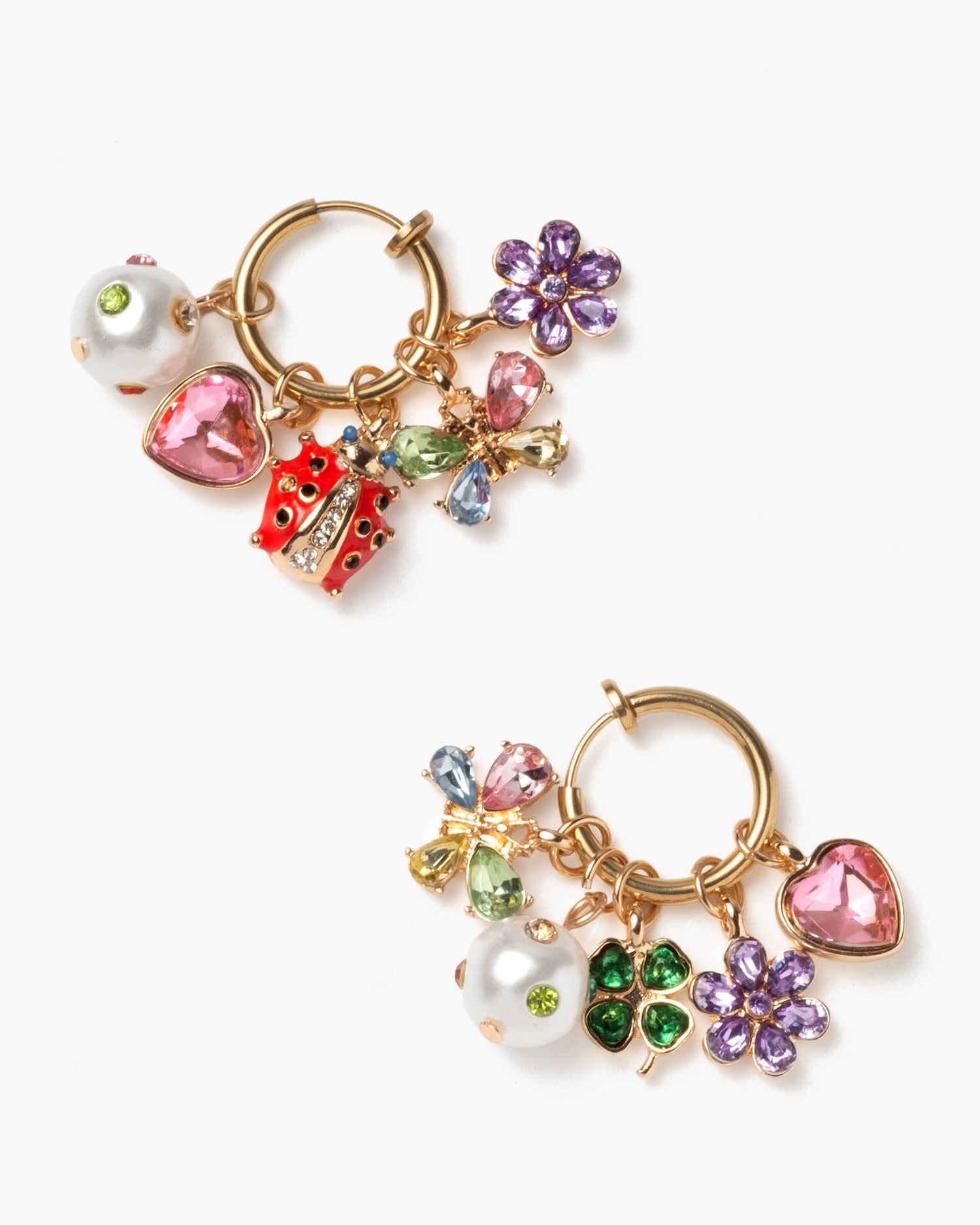 Absolutely Charming Clip On Earring Set