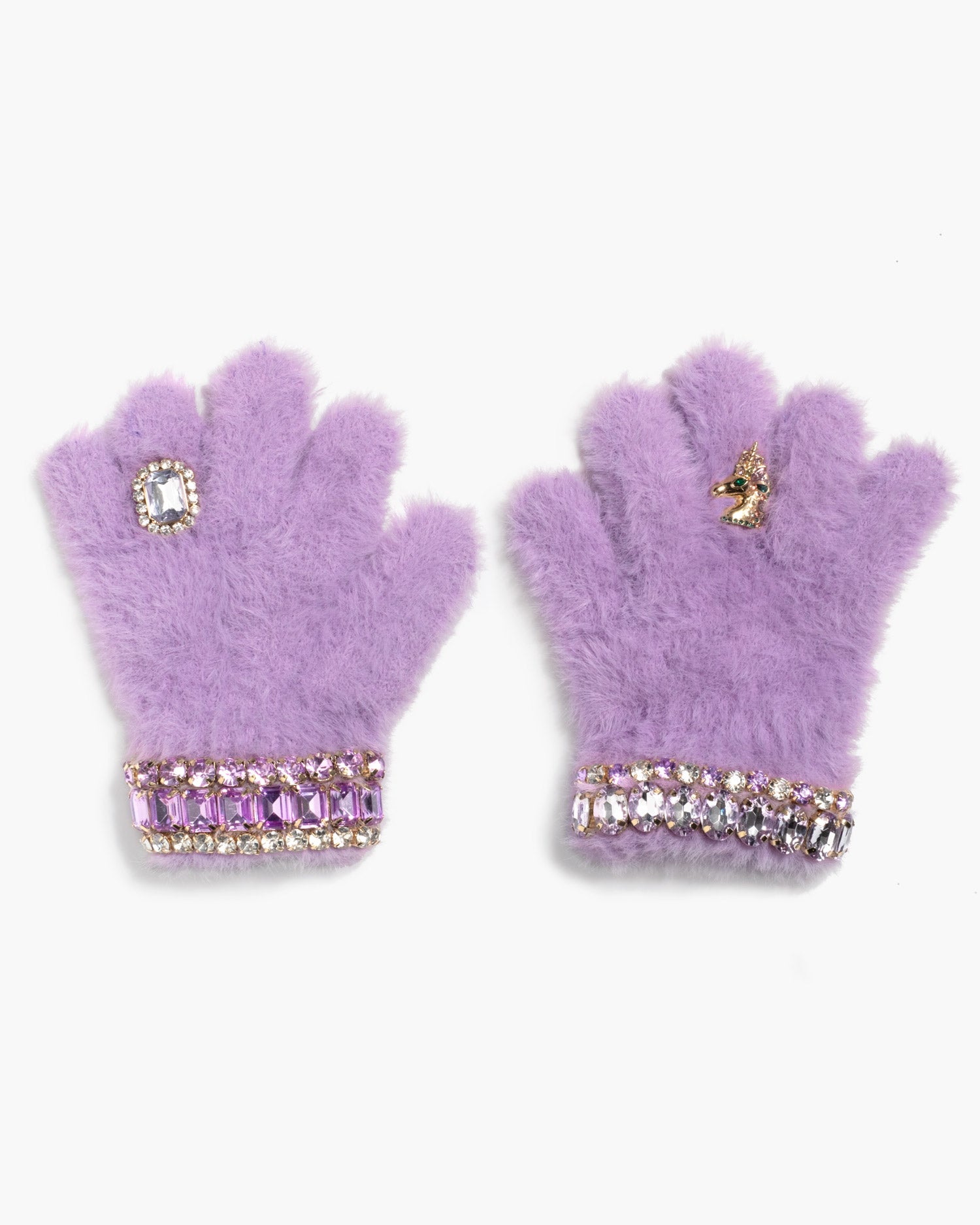 Lavender Dreams Jeweled Gloves