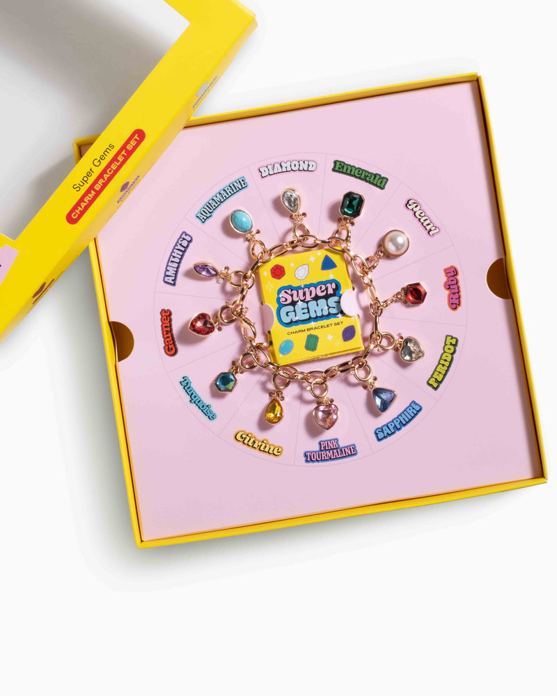 Super Gems Charm Bracelet Set