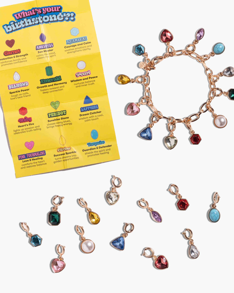 Super Gems Charm Bracelet Set