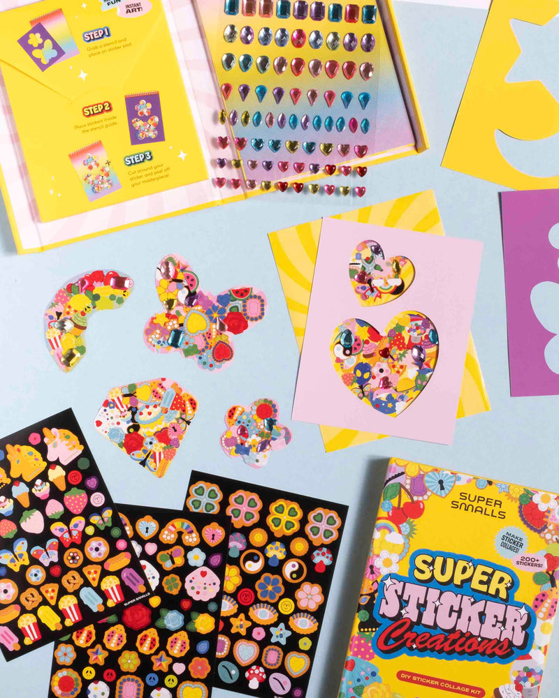 Super Sticker DIY Collage Kit