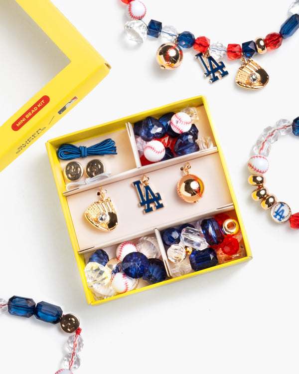 MLB Los Angeles Dodgers Mini Bead Kit