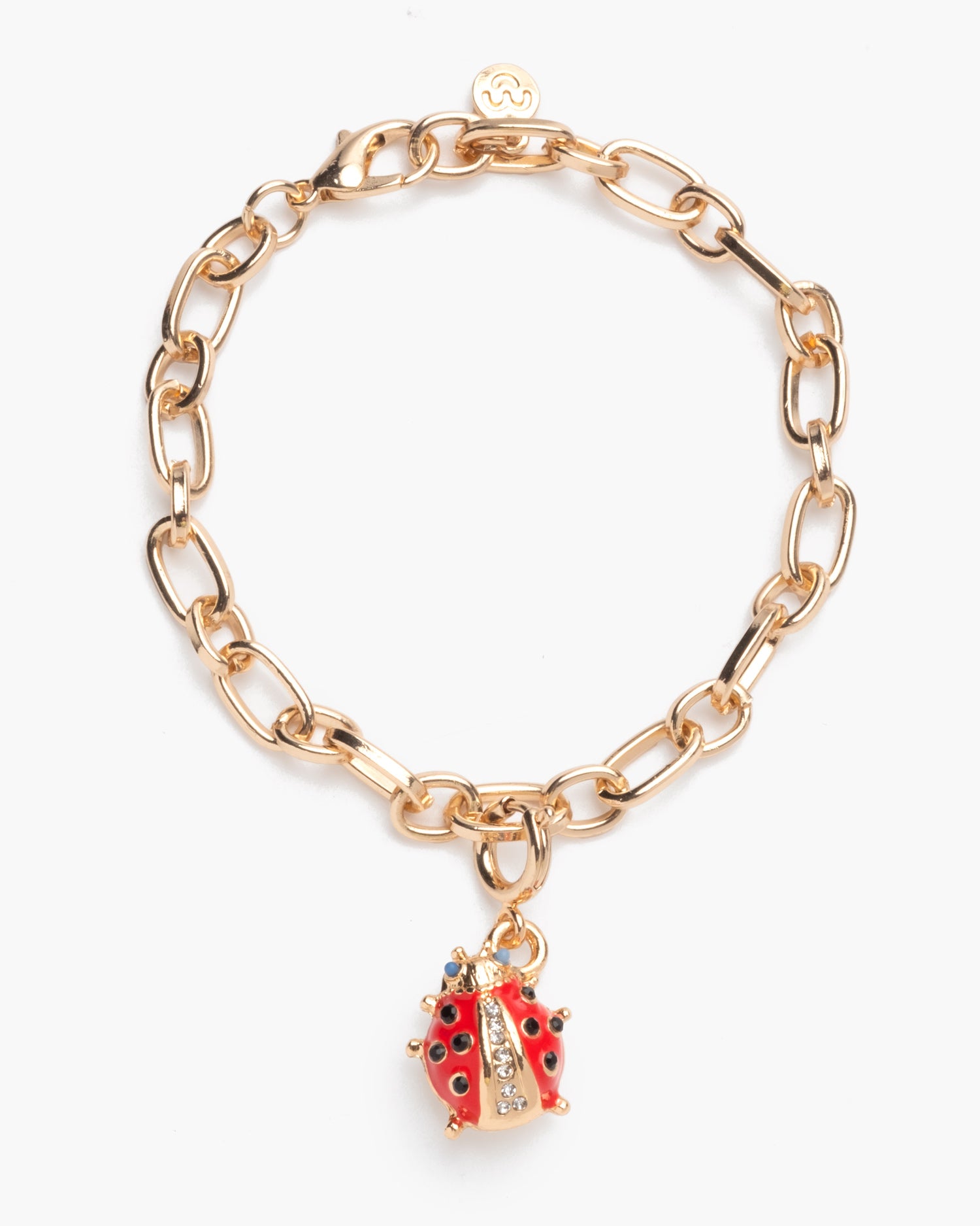 Lucky Ladybug Charm Bracelet
