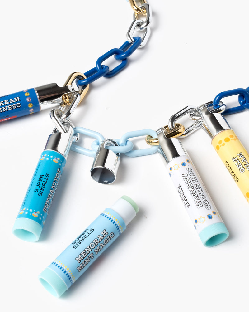 8 Nights of Hanukkah Lip Balm Necklace