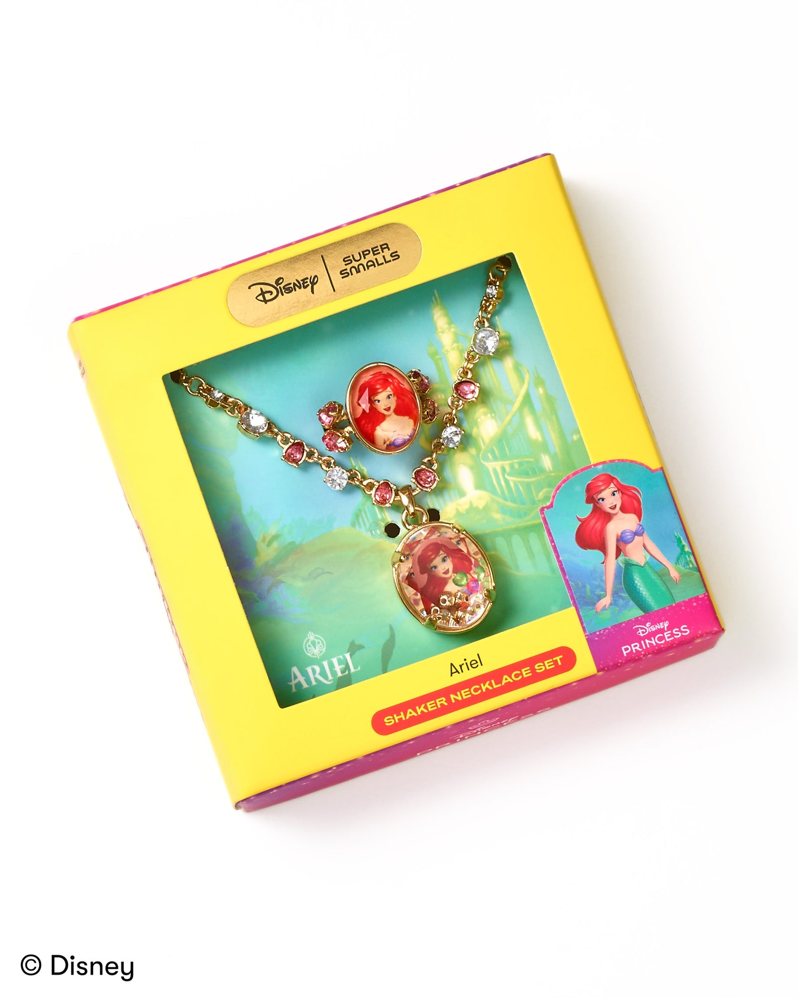 Disney Ariel Shaker Necklace Set