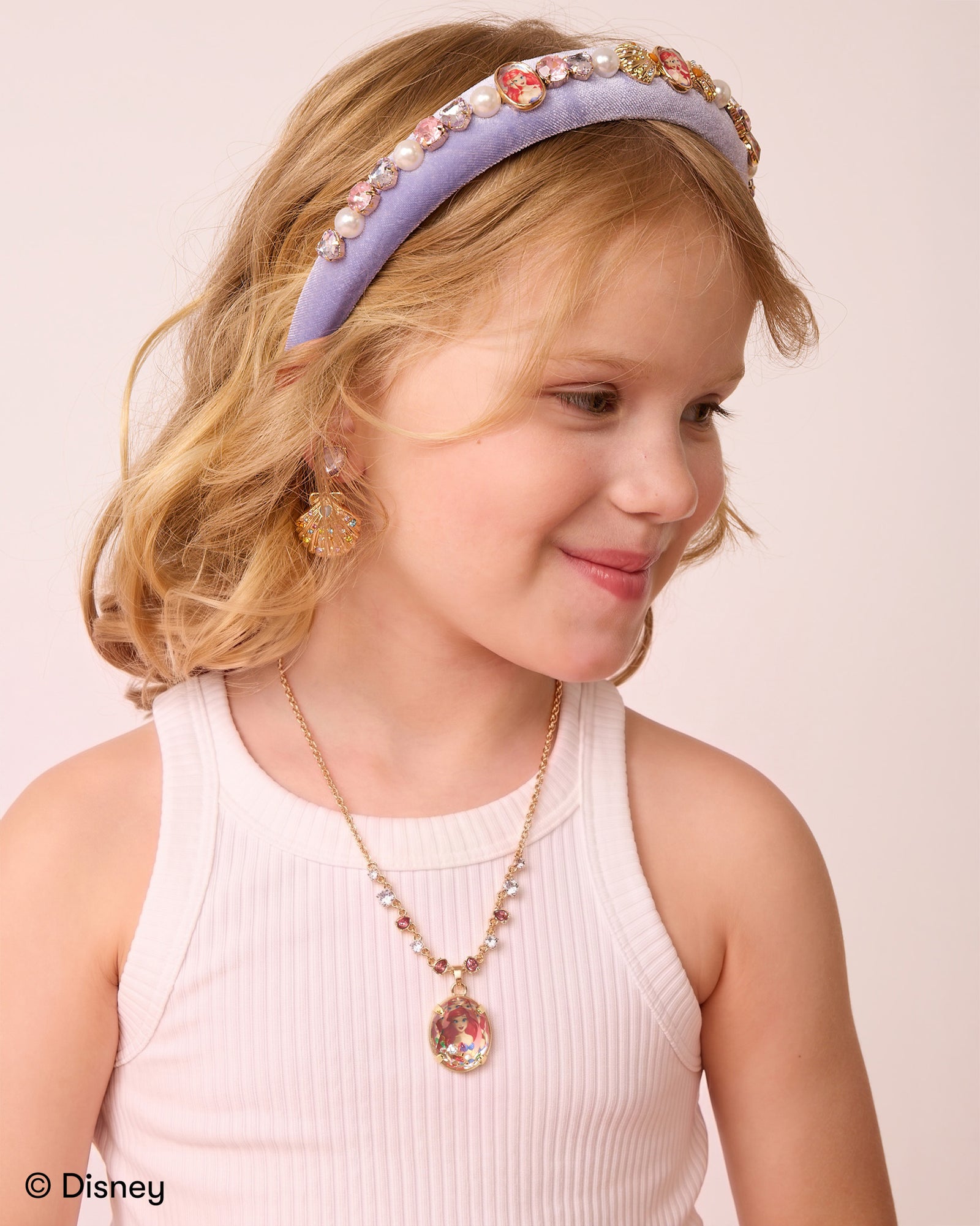 Disney Ariel Shaker Necklace Set
