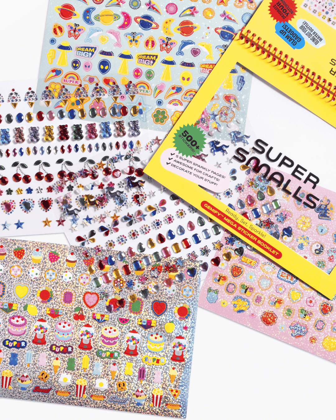 Super Generic Sticker Gemify® Mega Sticker Booklet – Super Smalls