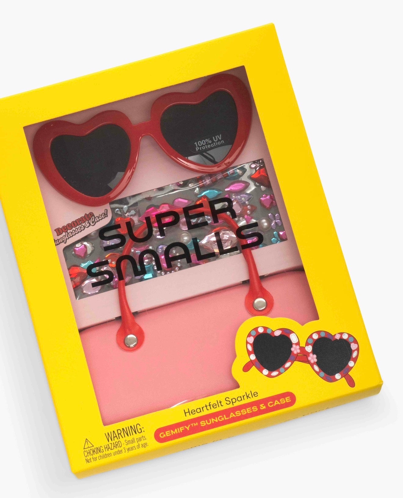 Heartfelt Sparkle Gemify™ Sunglasses + Case