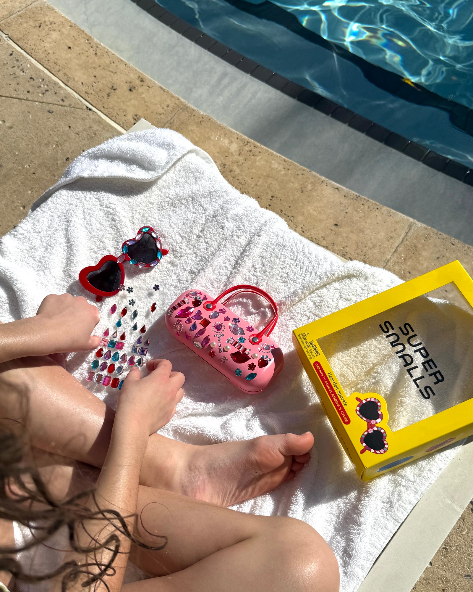 Heartfelt Sparkle Gemify™ Sunglasses + Case