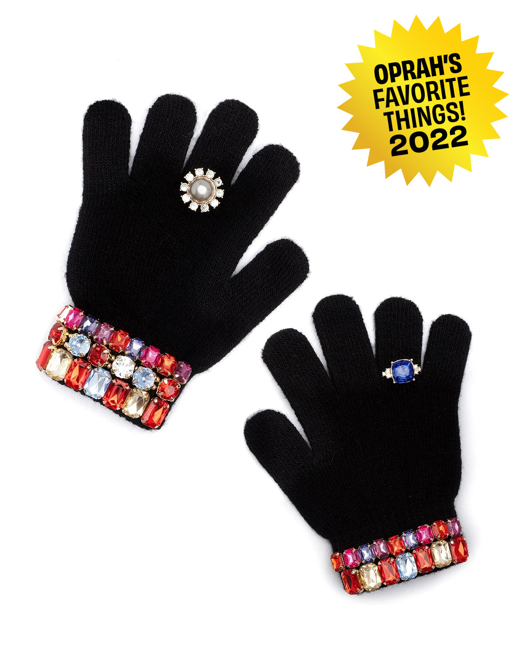 Ice Skating Jeweled Gloves