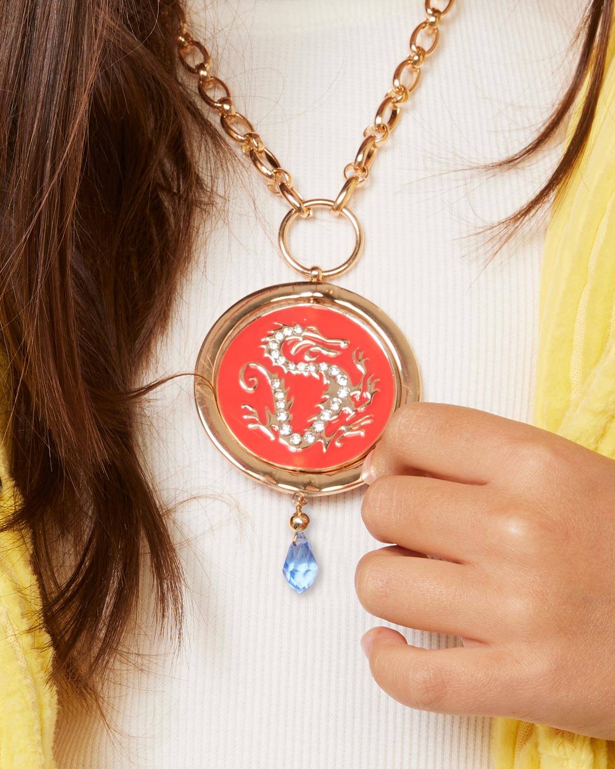 Disney Mulan Spinning Pendant Necklace