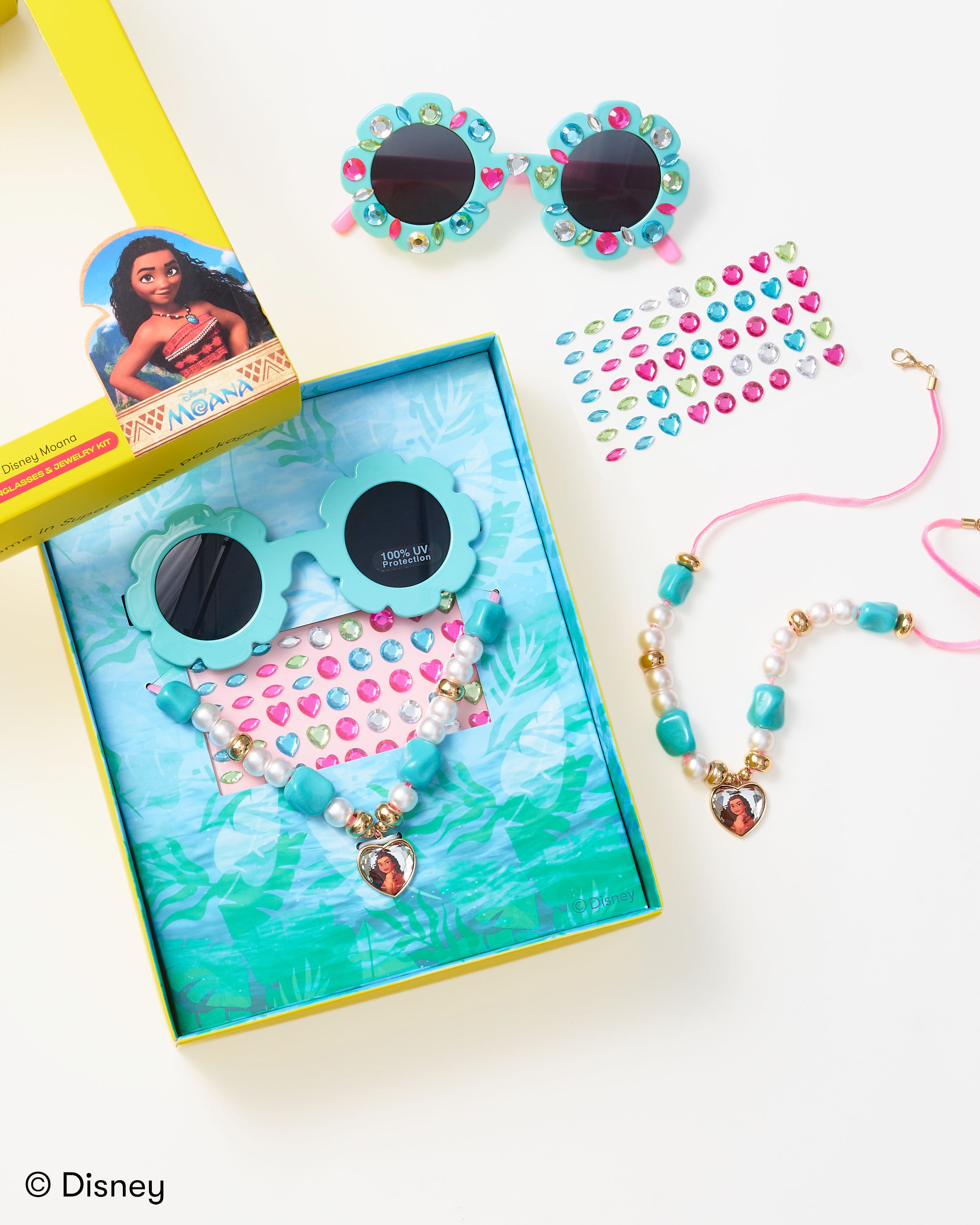 Disney Moana Sunglasses and Jewelry Kit
