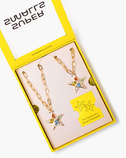 BFF Twin Stars Necklace Set