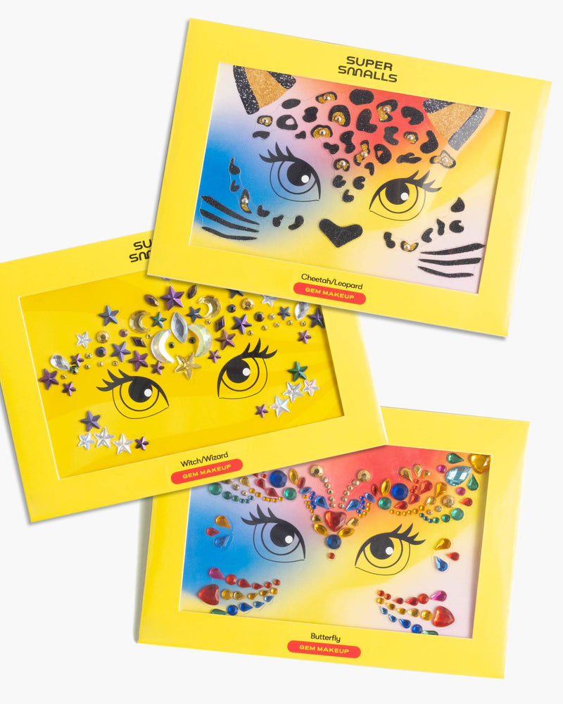Gem Makeup Face Stickers Cheetah/Leopard