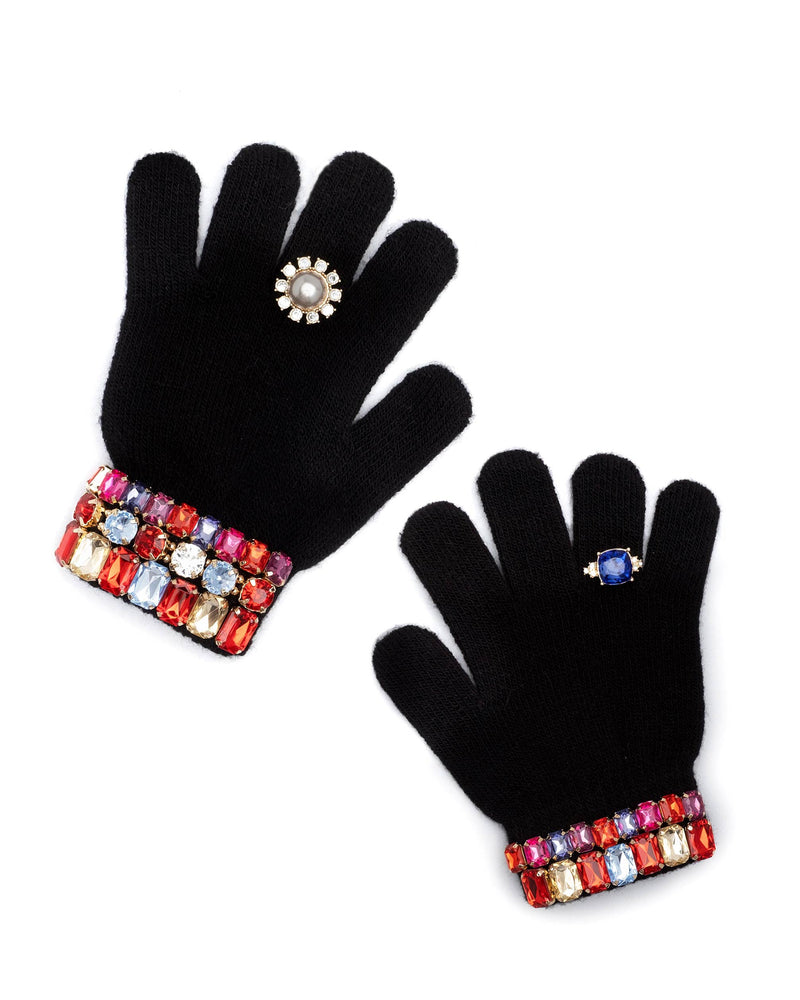 Ice Skating Jeweled Gloves