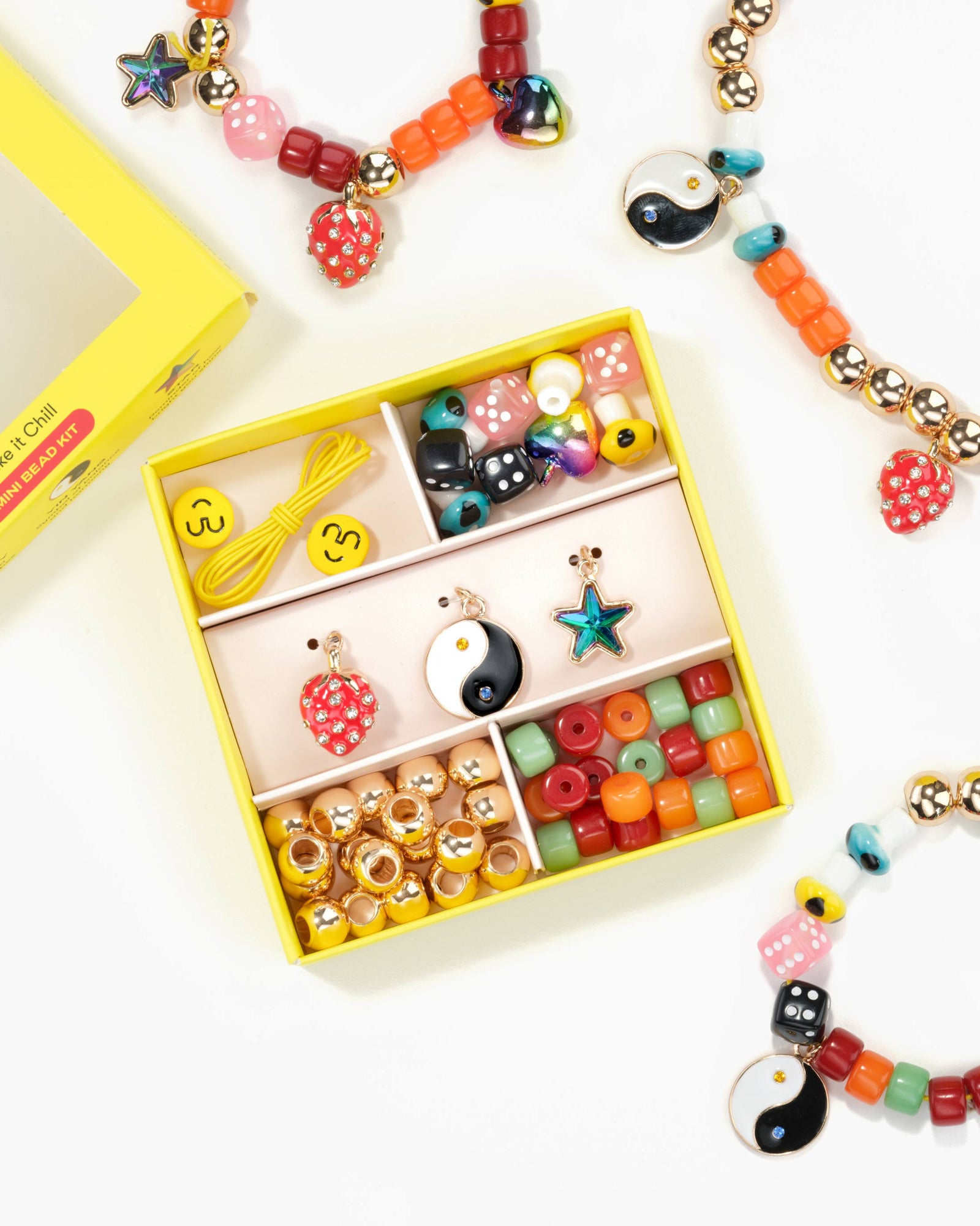 Girls DIY Bead Set Jewelry Making Kit for Kids Girl Pearl Beads