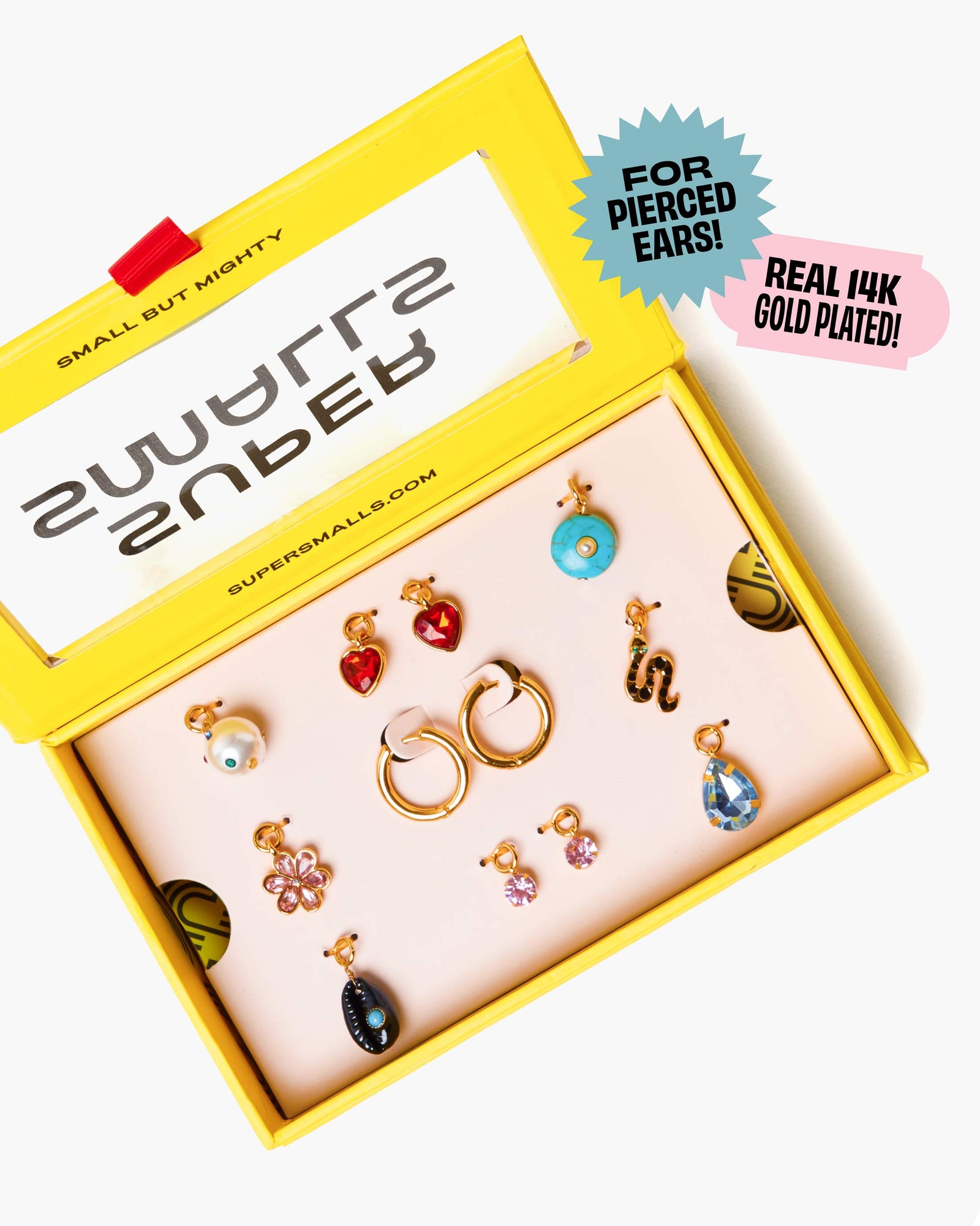 Totally Charming Pierced Earring Set – Super Smalls