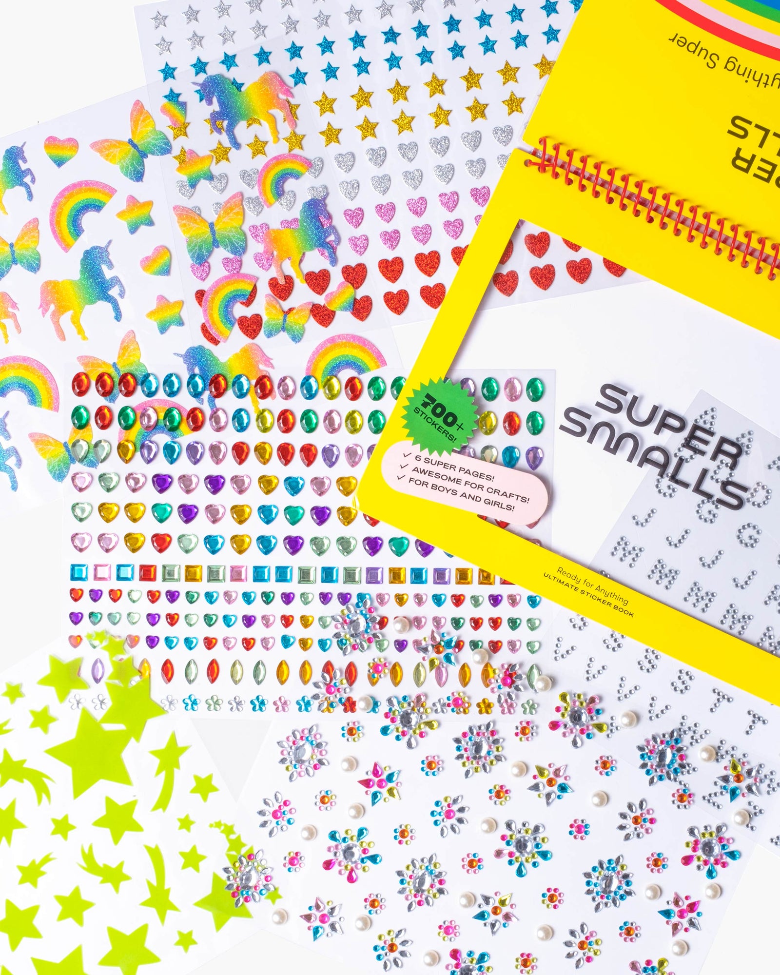 Sparkly Mixed Star Stickers - SuperStickers