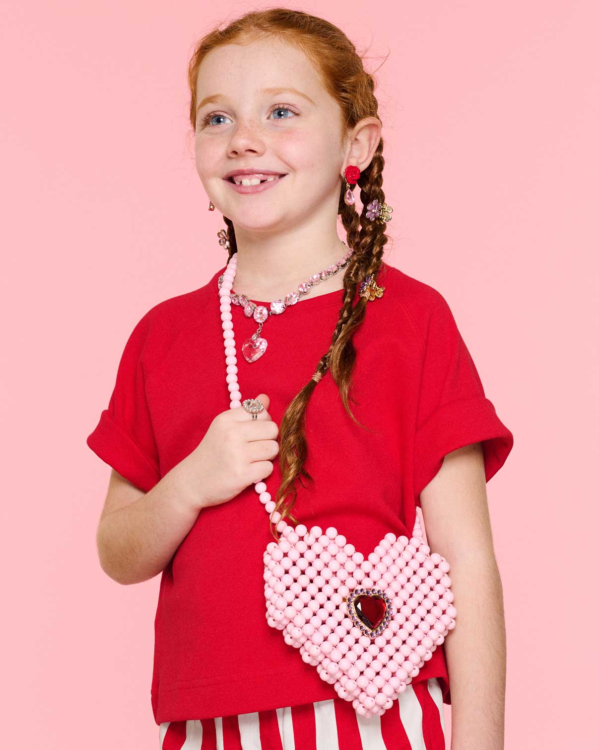 Heartfelt Sparkle Pearl Handbag