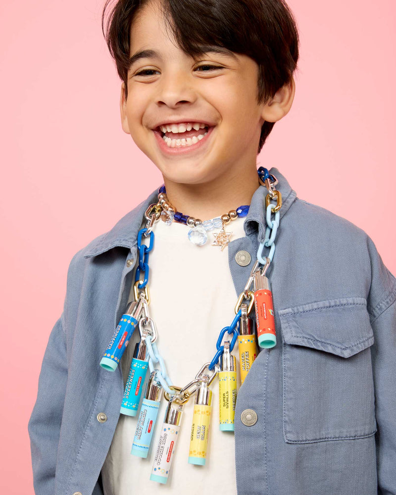 8 Nights of Hanukkah Lip Balm Necklace