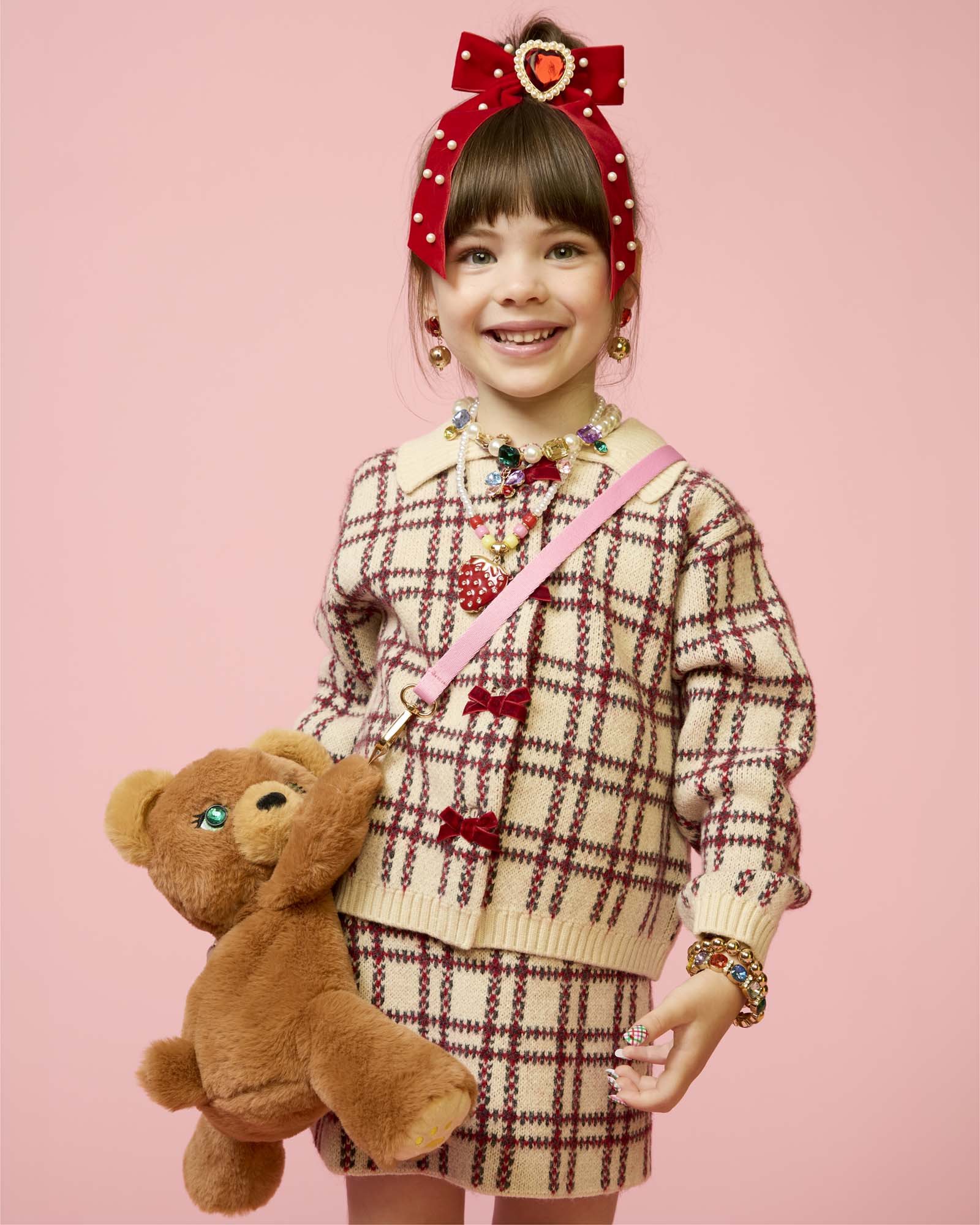 Gem Pals Esme Plush Bear Bag