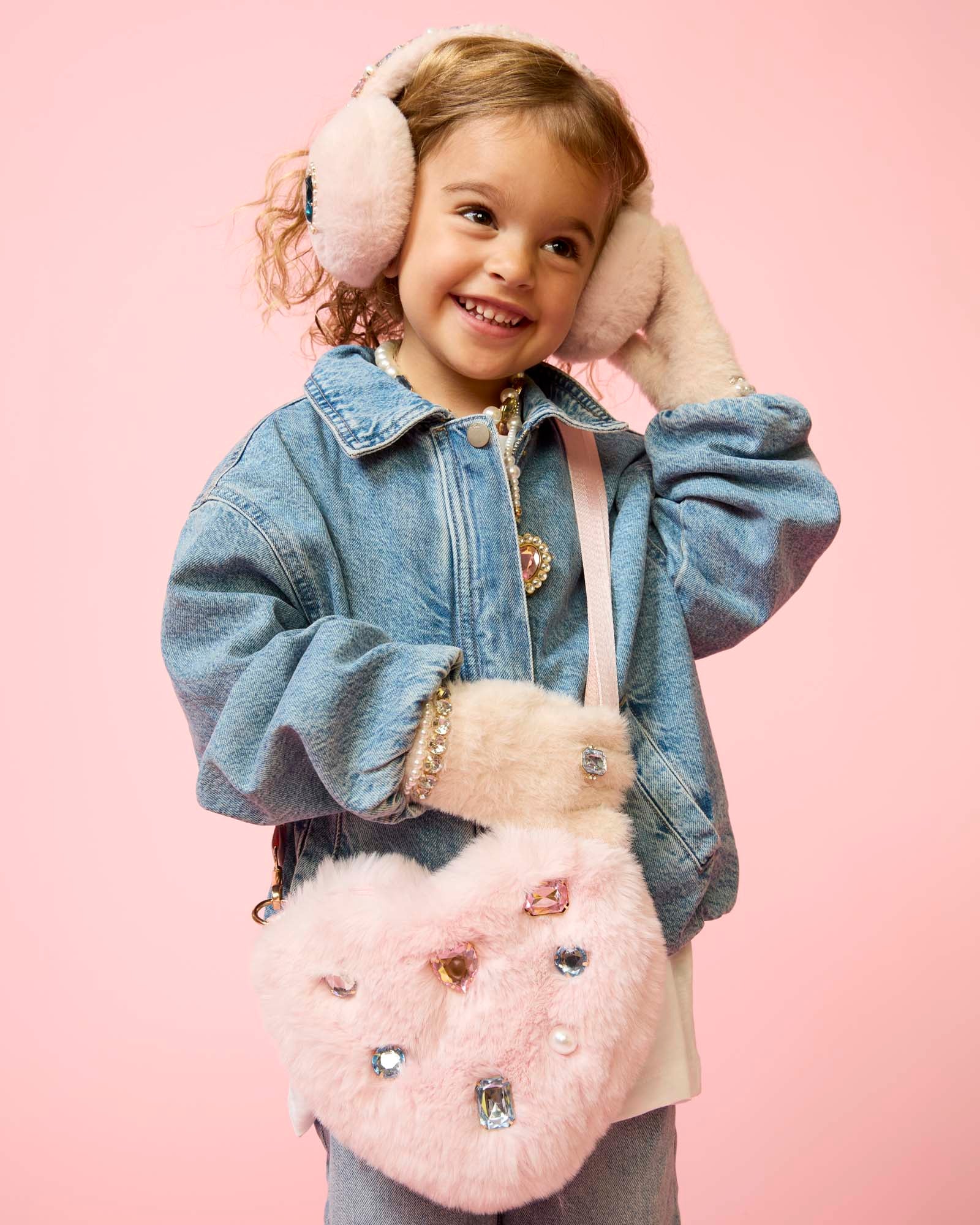 Cotton Candy Heart Bag