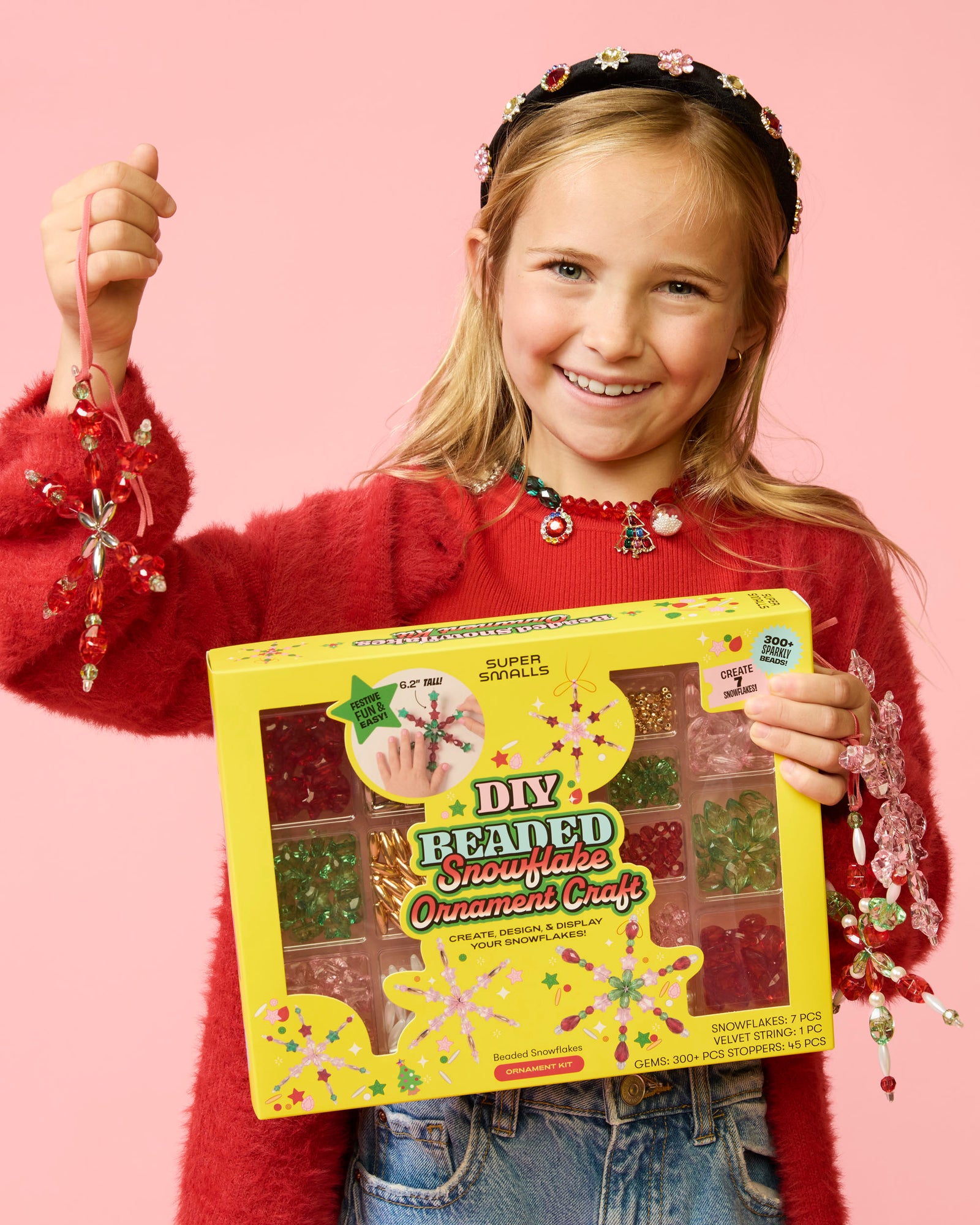 Beaded Snowflake Ornament Kit