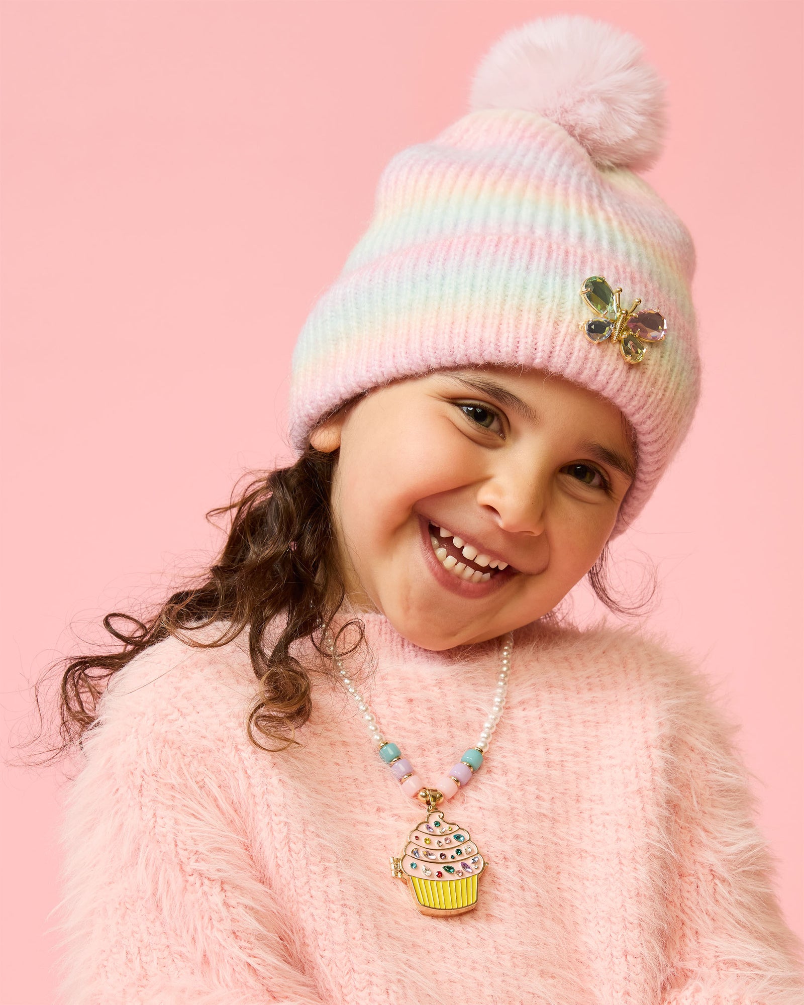 Pastel Rainbow Beanie