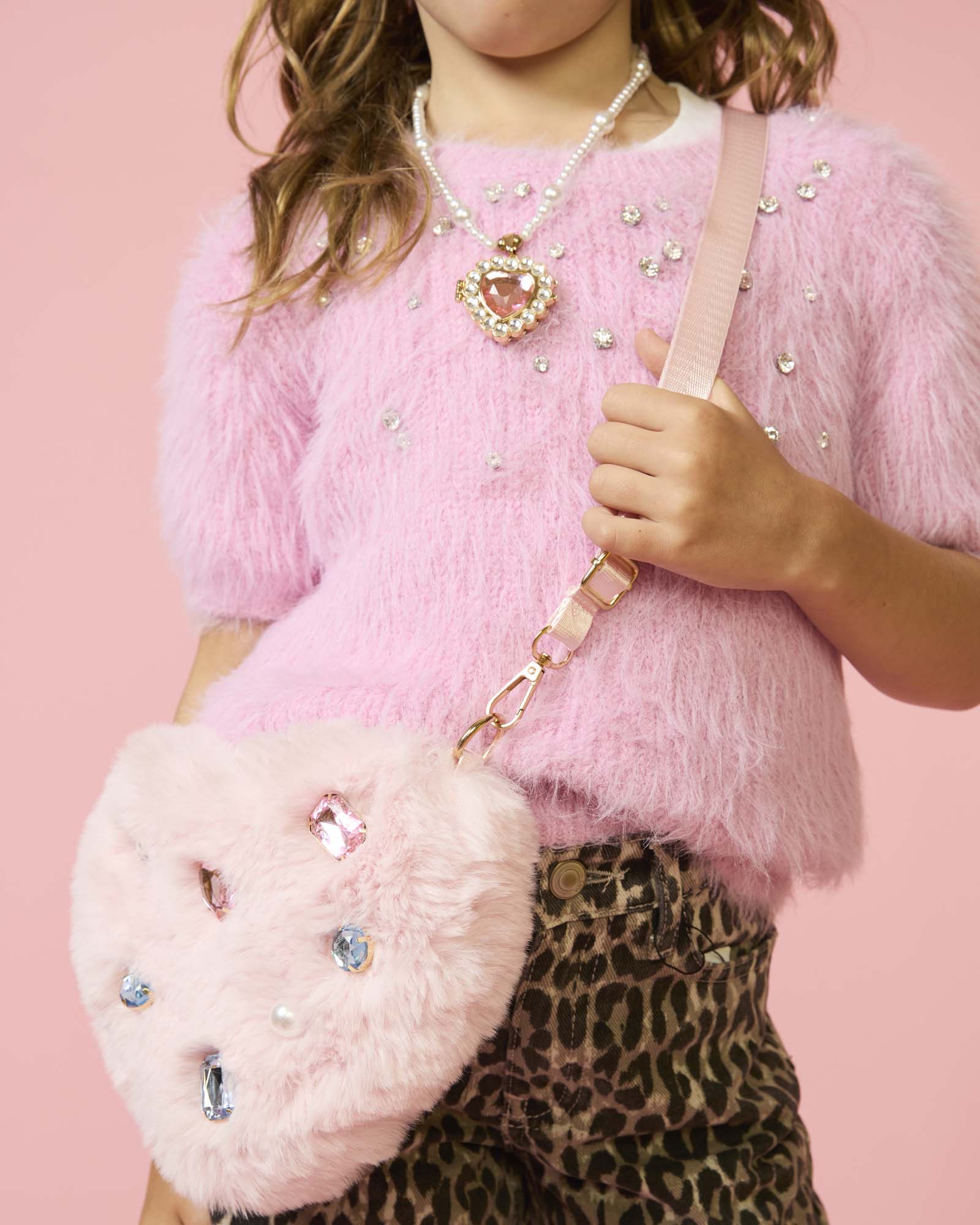 Cotton Candy Heart Bag