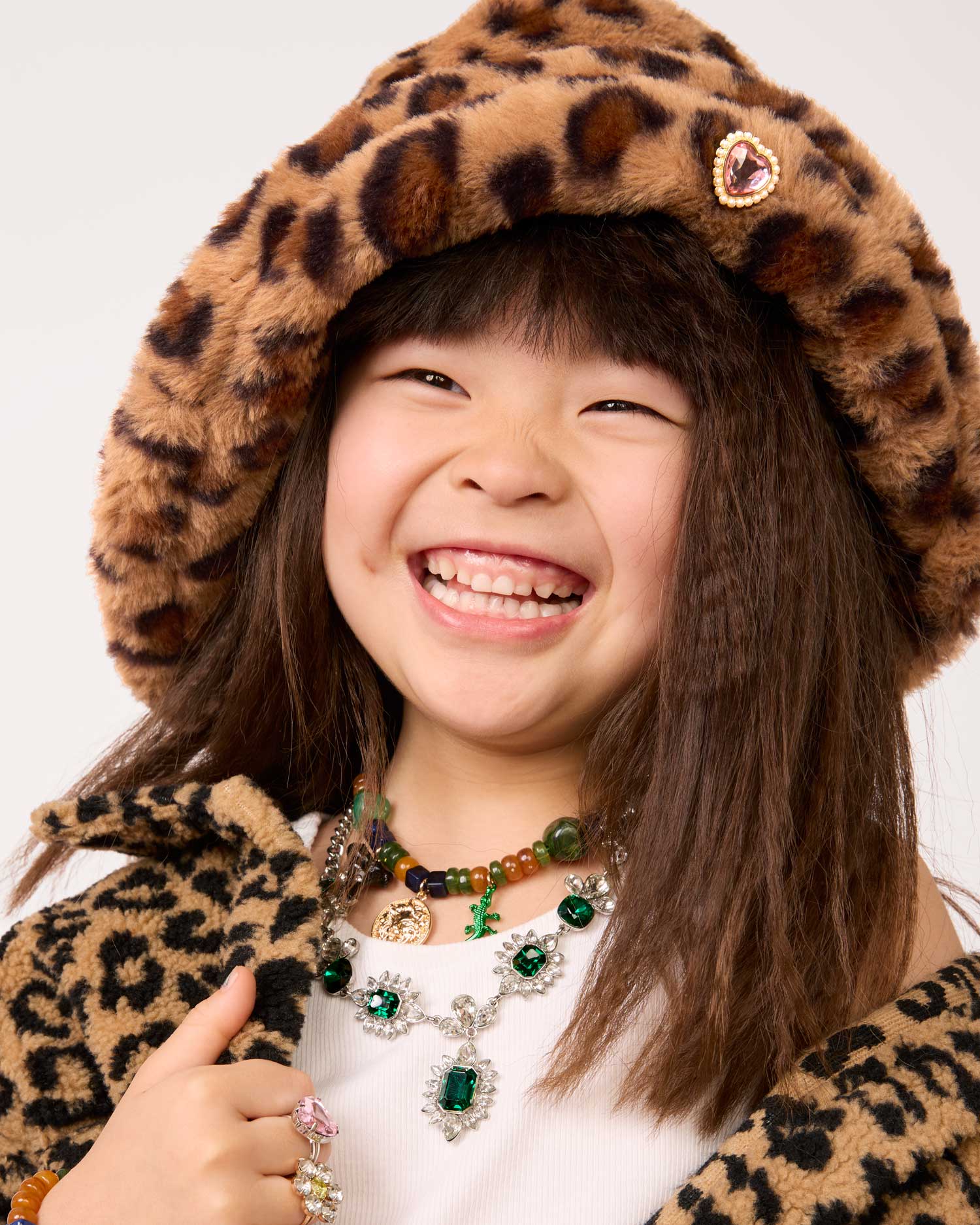 Fuzzy leopard bucket hat online