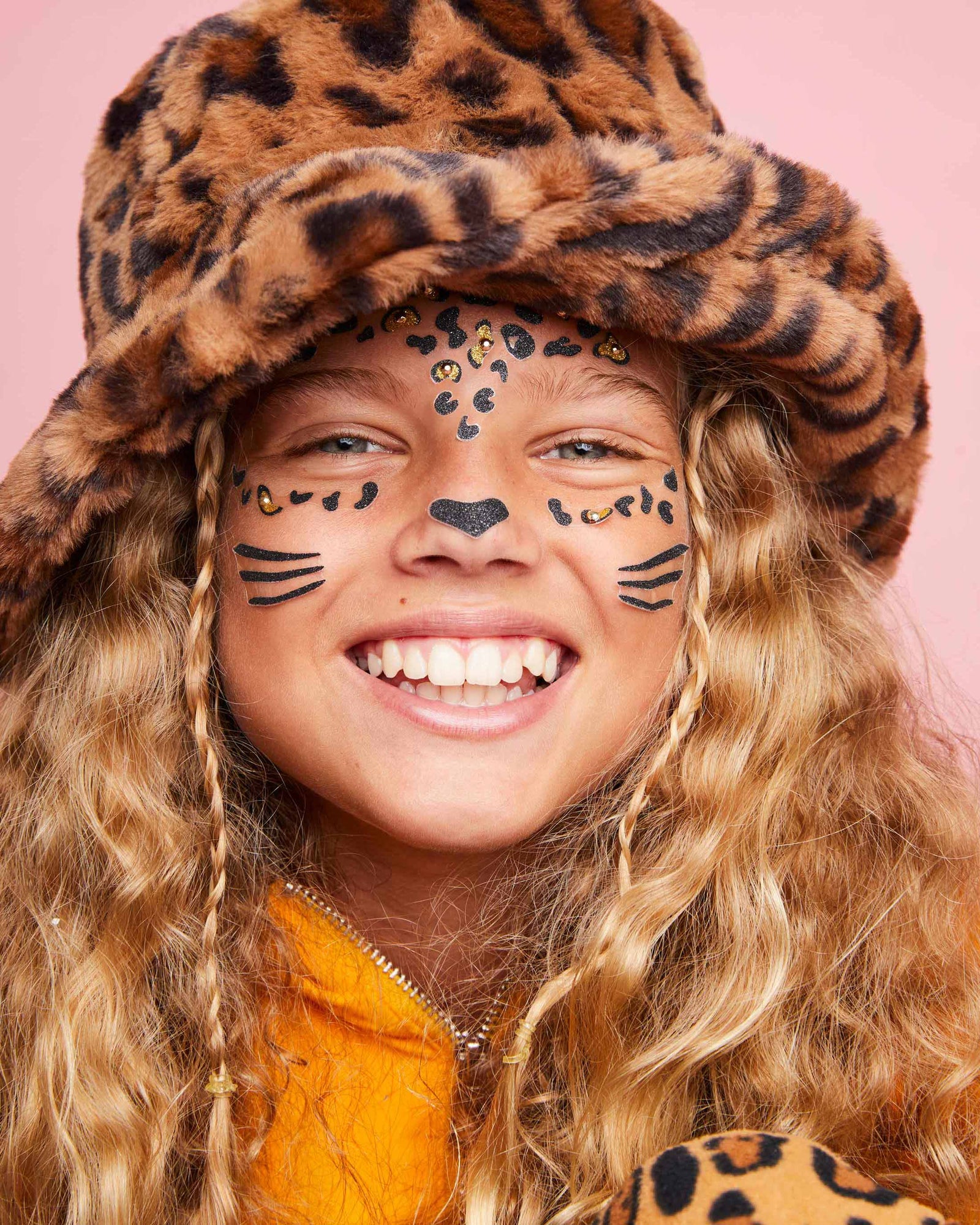 Gem Makeup Face Stickers Cheetah/Leopard | Super Smalls